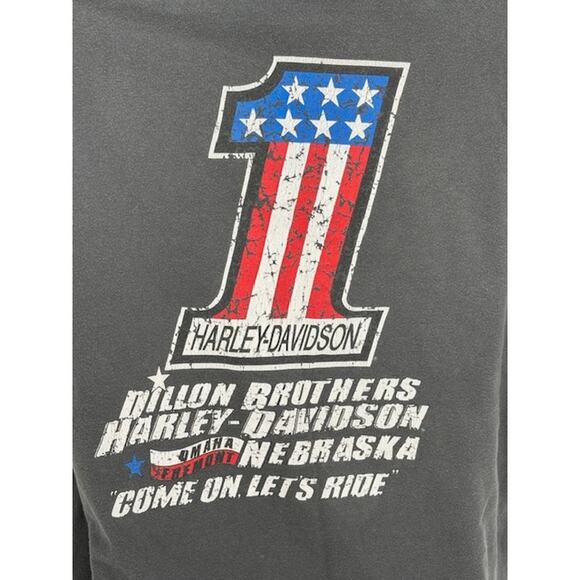 Authentic Dillon Brothers Omaha, Nebraska Harley-Davidson Tee – Size Large - Picture 4 of 6